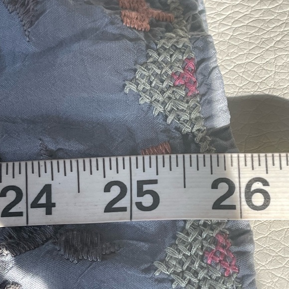 RARE - Johnny Was Mari Gray Embroidered Top - GUC style C14819-9 - Picture 14 of 14